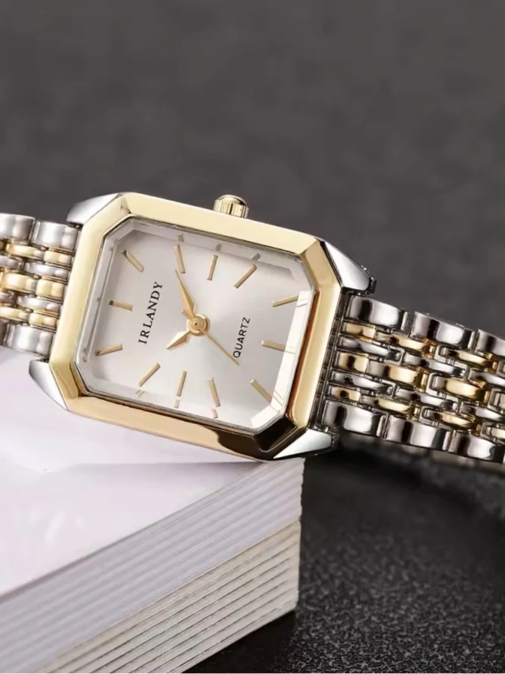 Two-Tone Gold & Silver color Women’s Bracelet Watch